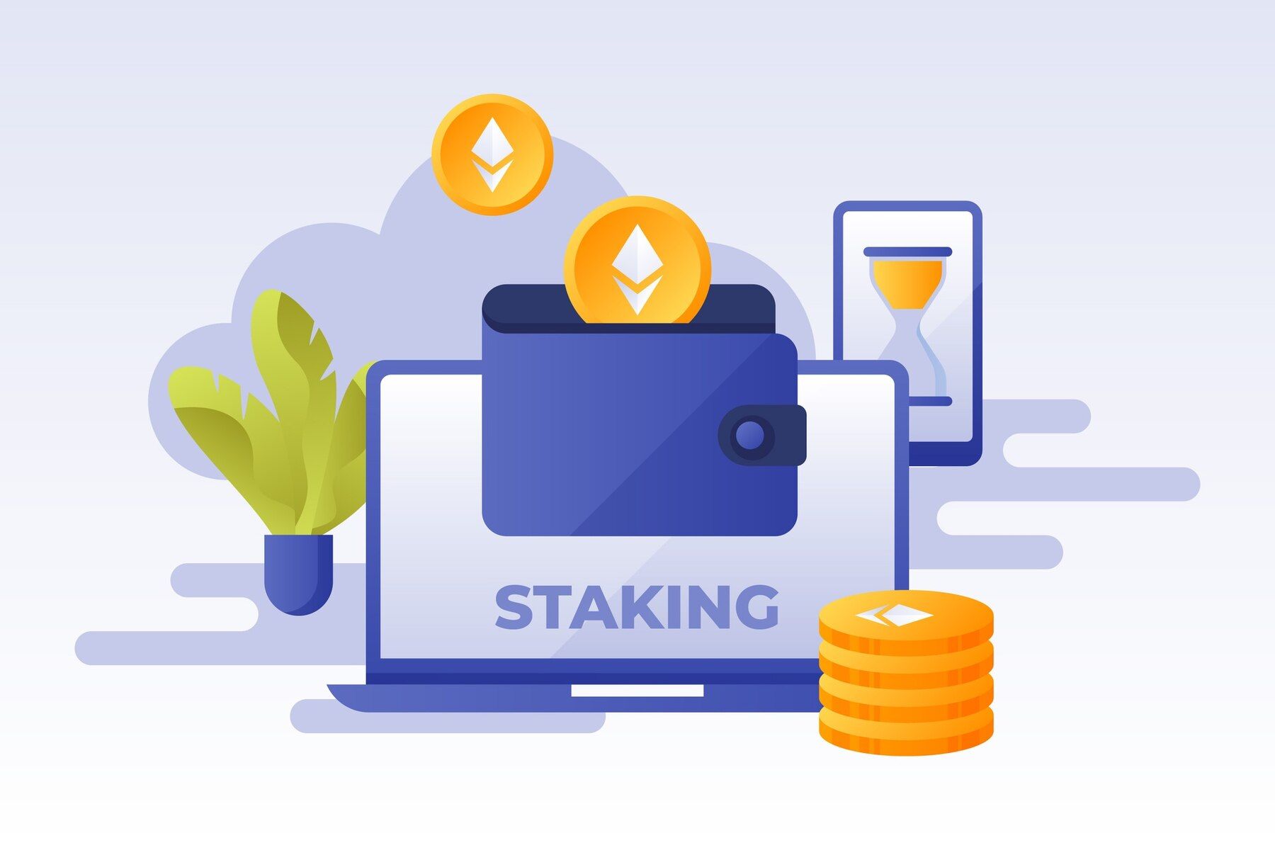 blockchain staking penalty dispute illustration