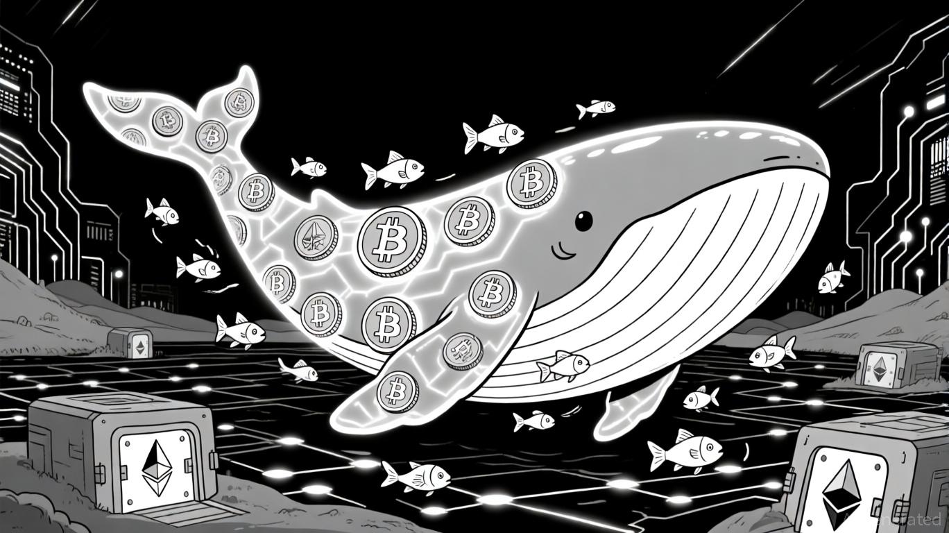 AI training on whale wallet movements blockchain