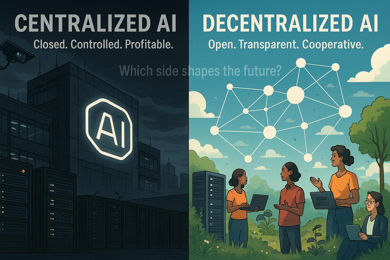 low entry barriers decentralized AI contributions